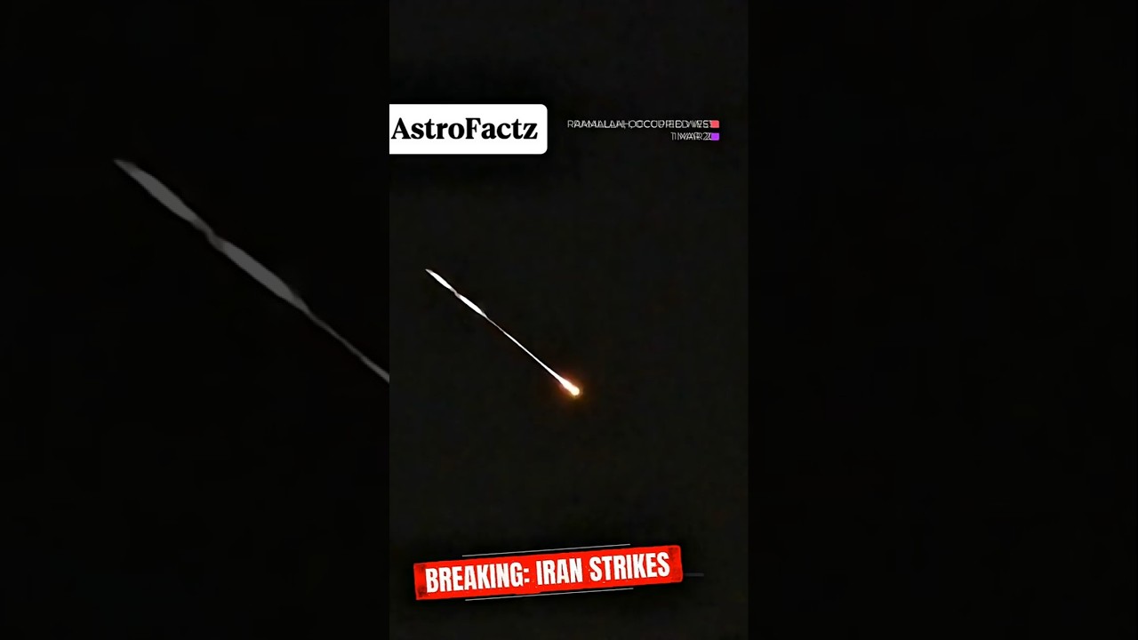 BREAKING: Iranian Missiles Cross Into Tel Aviv #shorts #iran #israel #breakingnews #universe