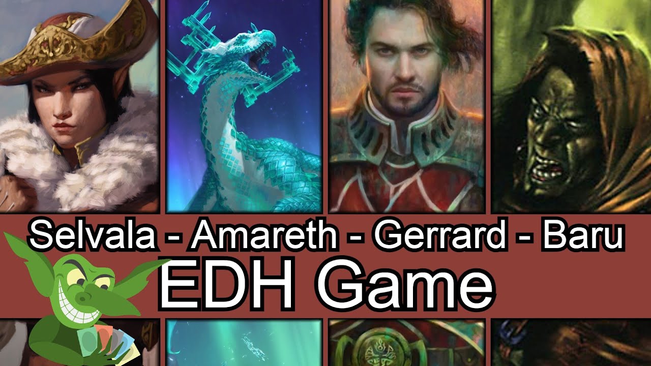Multizone Match-Up! Selvala vs Amareth vs Gerrard vs Baru EDH / CMDR game play