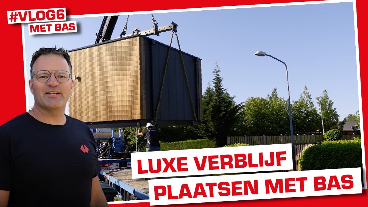 Westdijk plaatst een luxe verblijf met 205 ton/meter kraan - #VLOG6