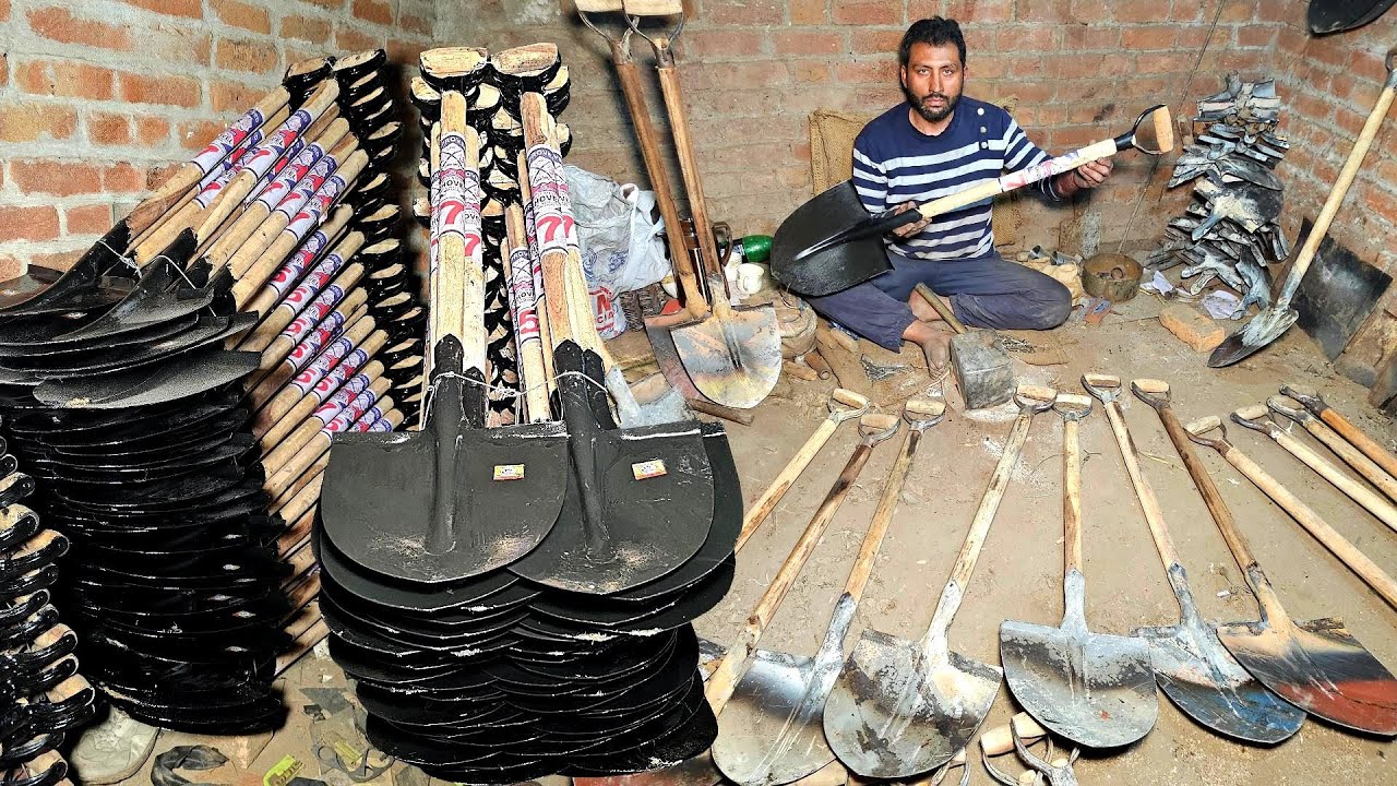 The Process of Mass Producing Shovels | Old Factory Manufacturing Process | Skilled Man