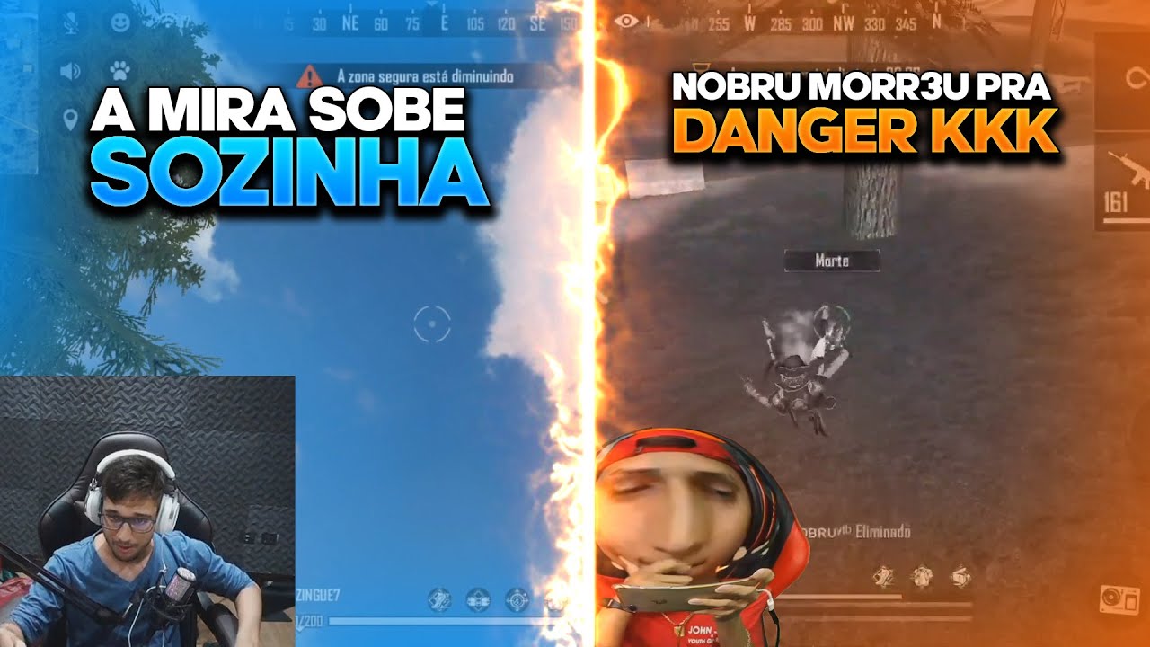 EL GATO PROVA QUE EMULADOR TEM VANTAGEM, NOBRU M0RRE PRA D4NGER (Melhores Clips)