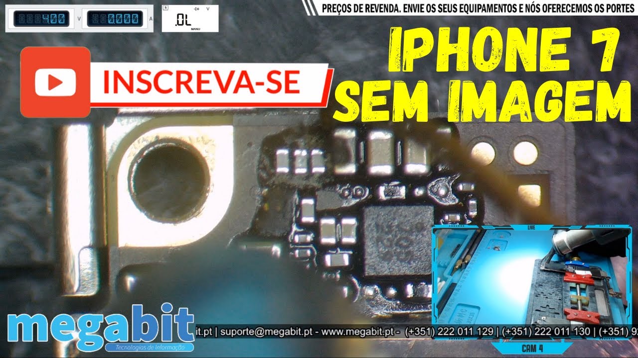 IPHONE 7 SEM IMAGEM (BACKLIGHT)