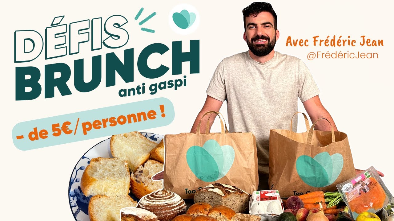 Un brunch à moins de 5€ ?! Le défi de Frédéric Jean 😎​