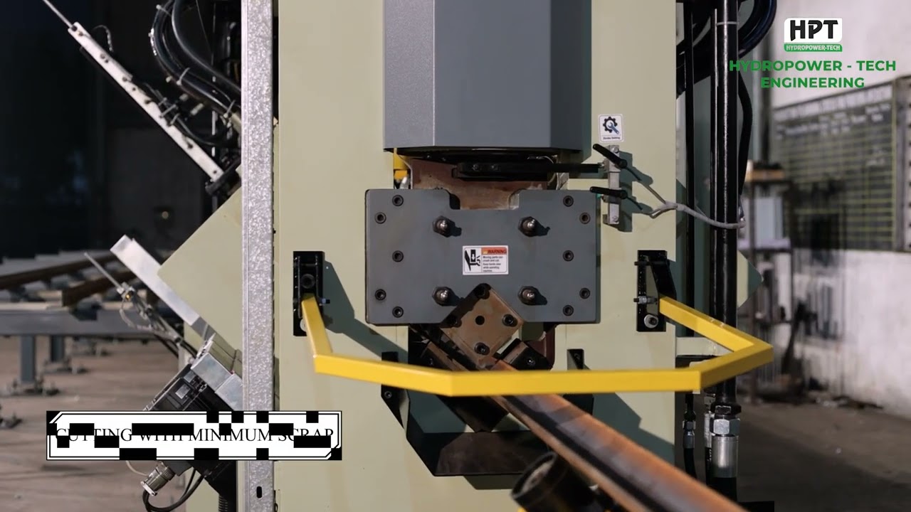HPT - CNC Angle Line Machine - Angle Cutting, Punching & Marking Machine