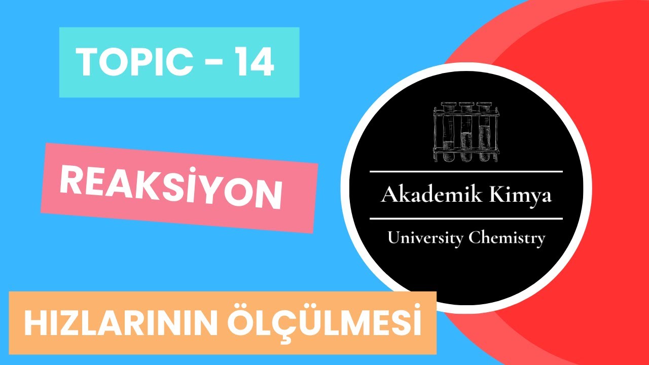 Reaksiyon Hızlarının Ölçülmesi - Measuring Reactions Rates