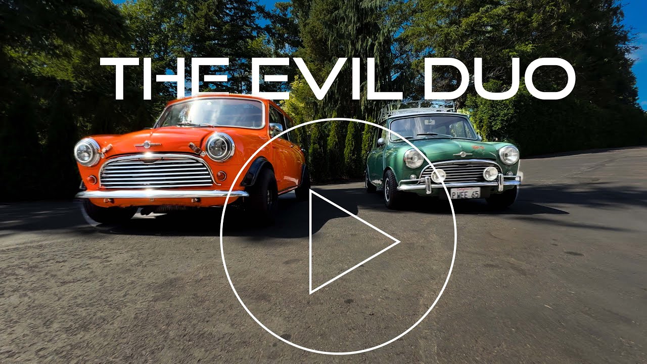 American MKI Mini Cooper Madness! Turbo Mini and Cafe Racer Mini Which is Better?