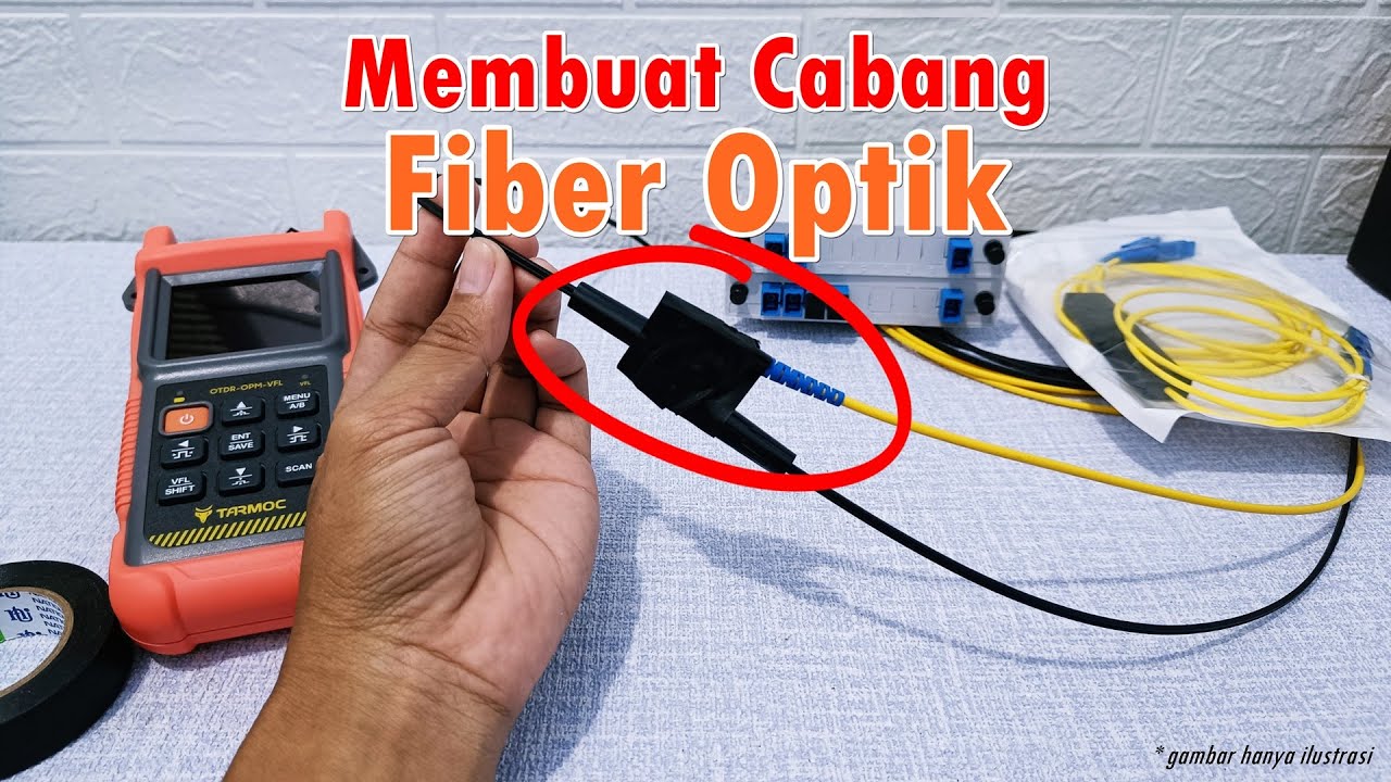 Membagi 1 Kabel FO Client Menjadi 2 atau 4 Jalur untuk Pelanggan Baru pakai Splitter