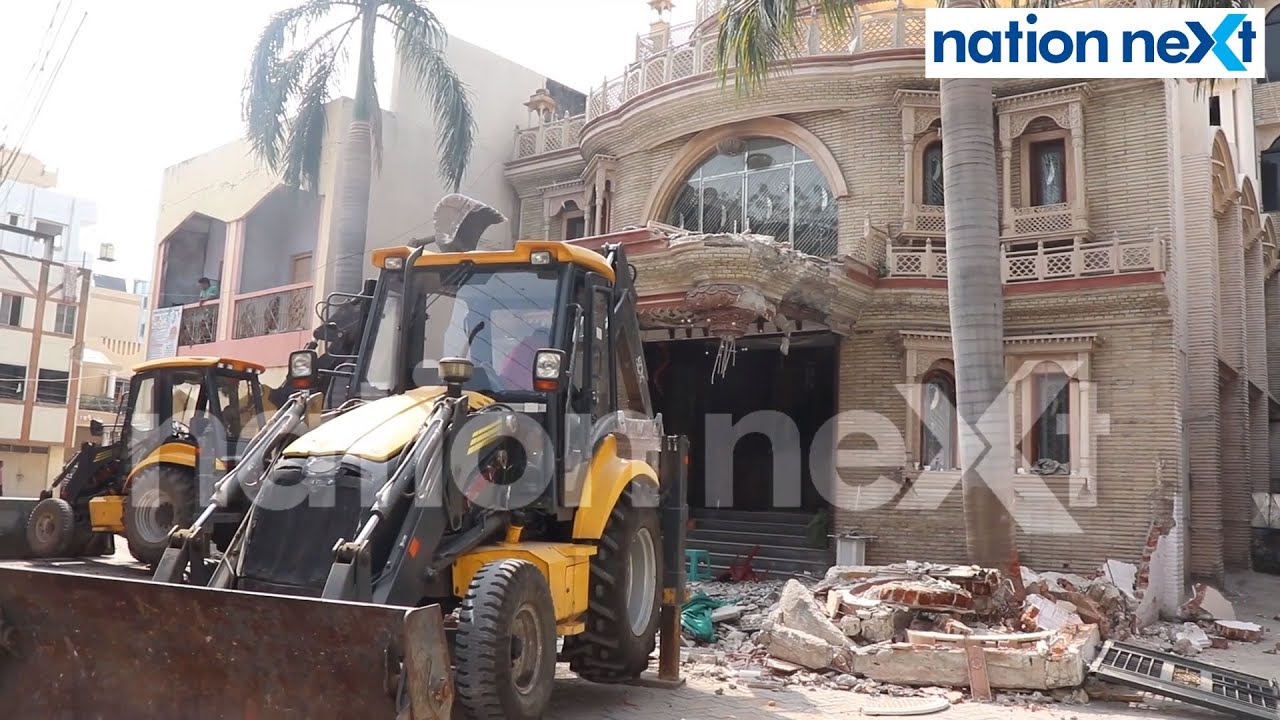 Nagpur gangster Santosh Ambekar's home partially demolished under encroachment drive