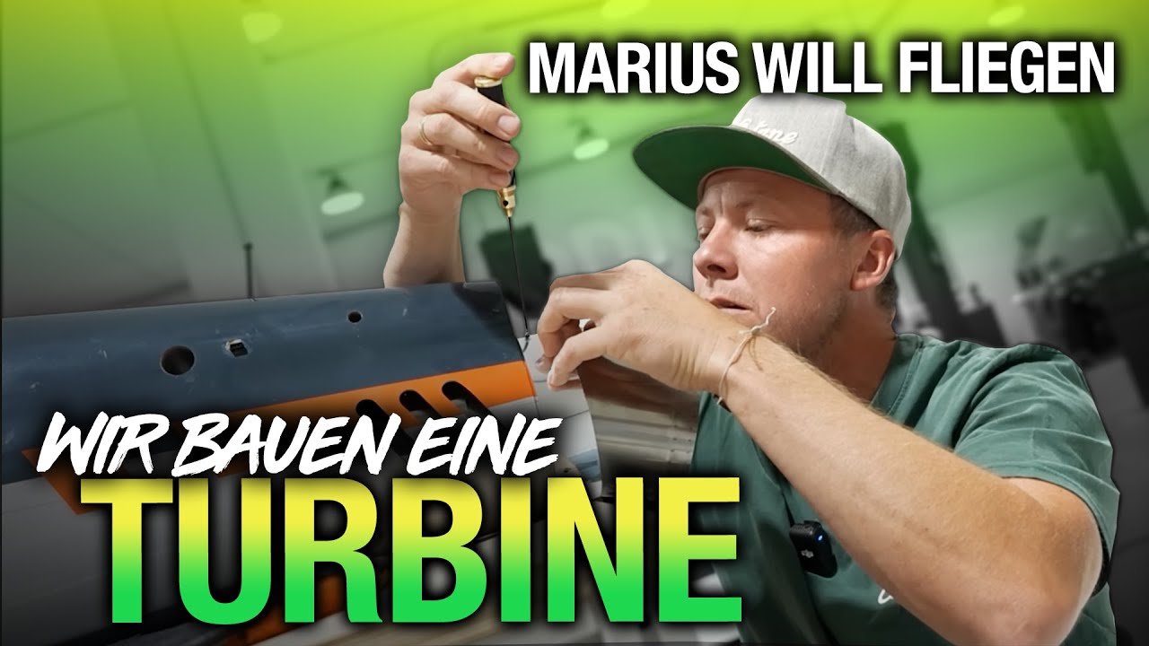 Marius LEBENSTRAUM geht weiter: Wir verkabeln den JET & bauen die TURBINE ein! ⚙️🔥 Teil 2