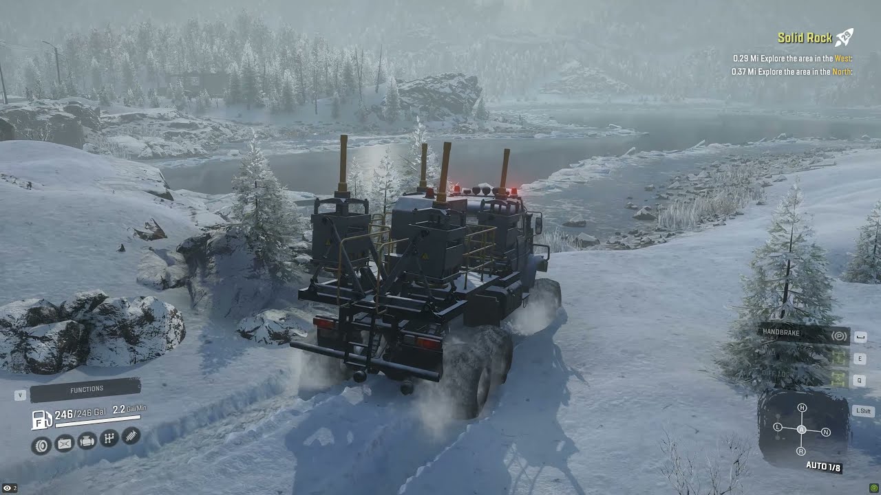 Snowrunner Solid Rock Mission & Locations/4K Gaming