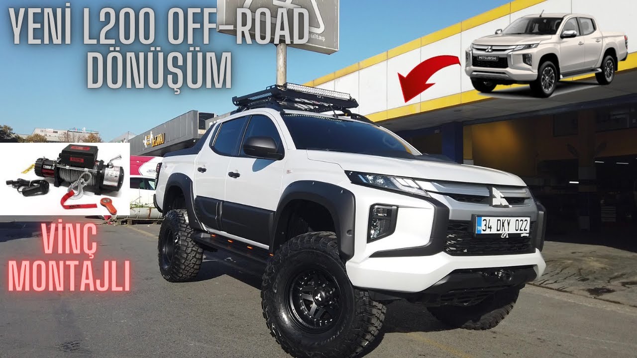 Vinç Montajlı 2020 L200 | L200 Off-Road Dönüşüm | Gültaş4x4