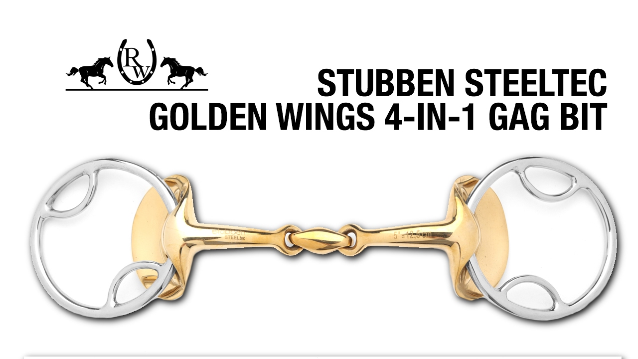 Stubben Golden Wings 4-in-1 Gag Bit