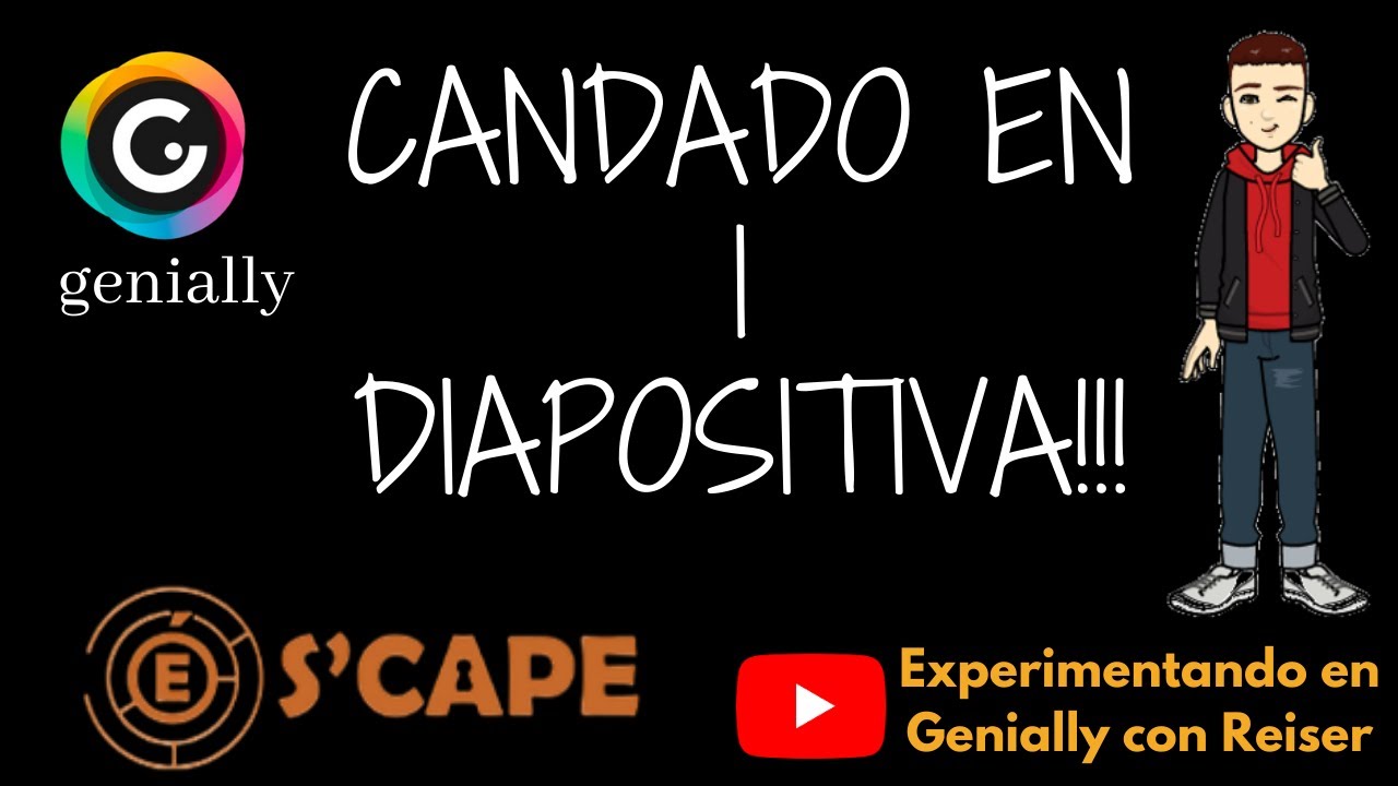 CANDADO en 1 DIAPOSITIVA!!!! (TRUCO nuevo)😱😱😱→EN GENIALLY
