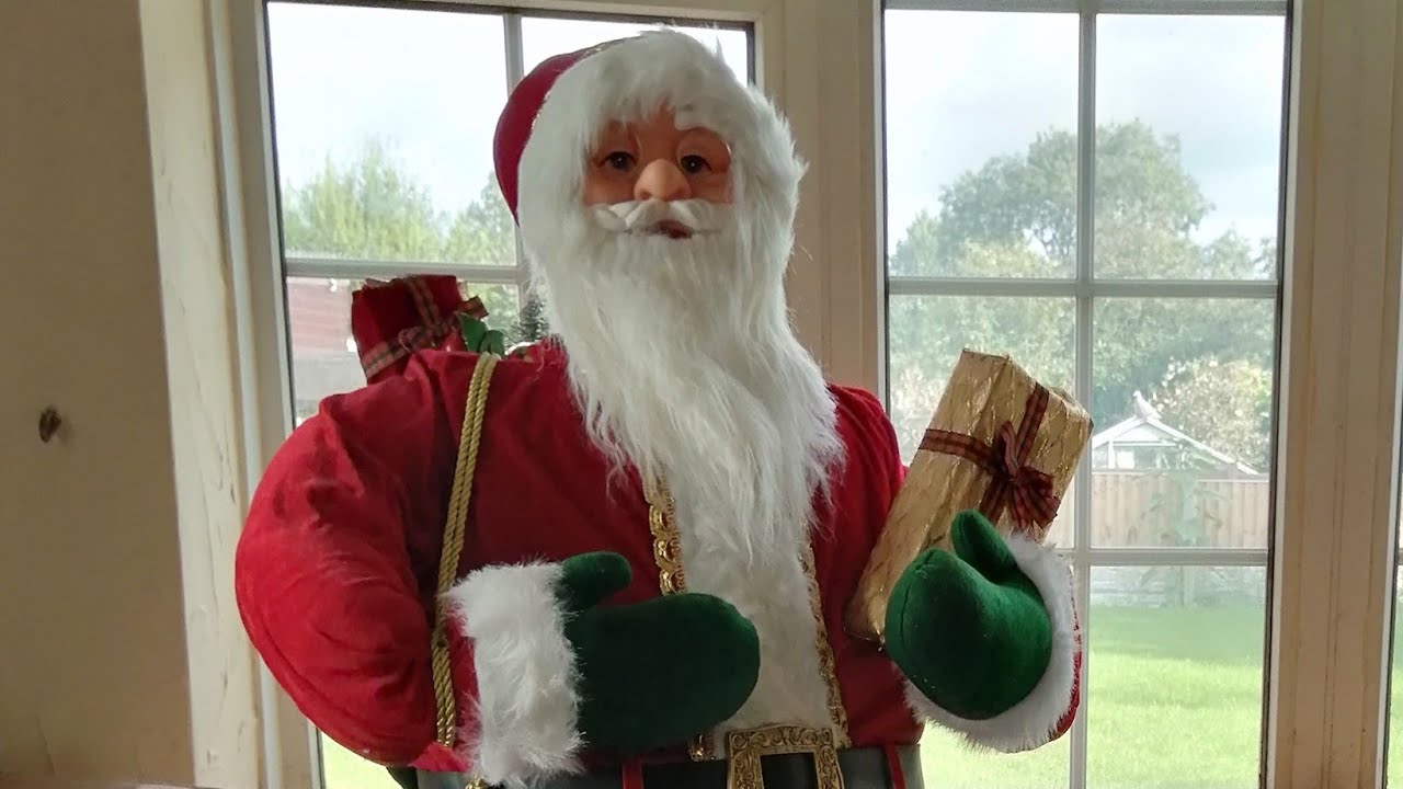 The Range Christmas 2022 Life Size Singing and Dancing Santa