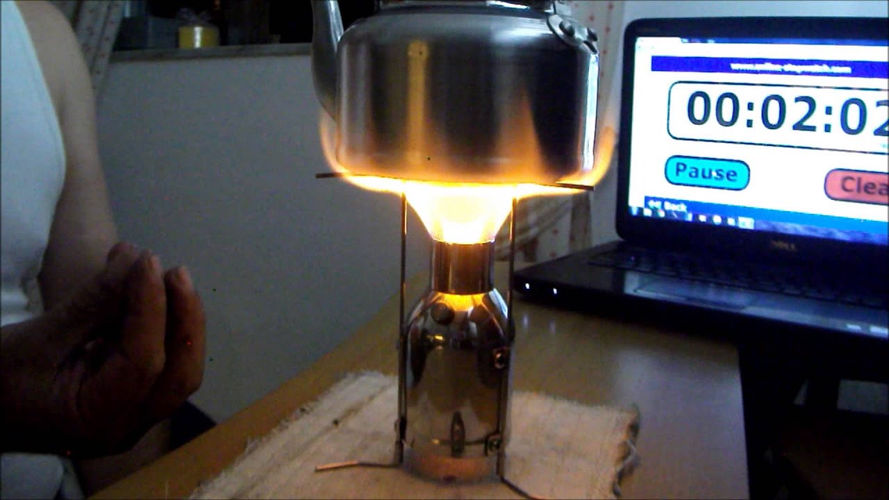 SILVER CHIMNEY [ALCOHOL STOVE]