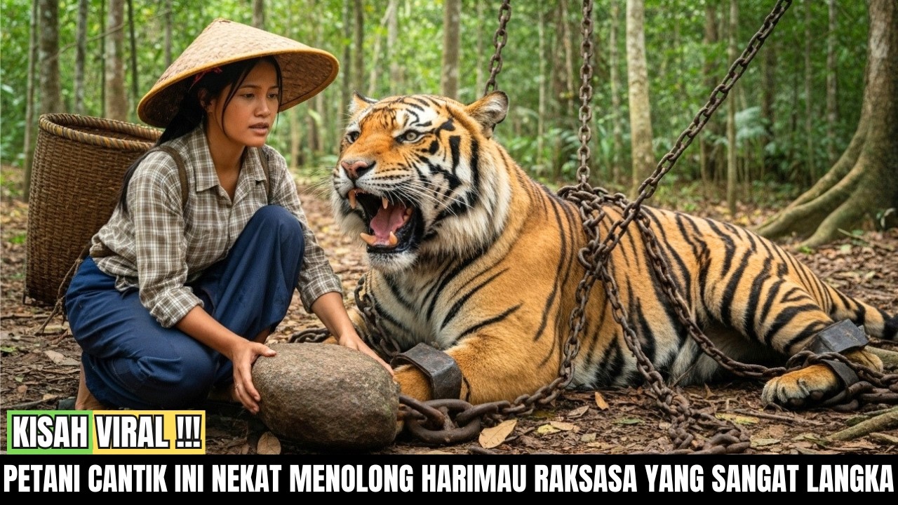 VIRAL !! PETANI MISKIN INI TAK SADAR TELAH MENOLONG HARIMAU PENGUASA HUTAN RIBUAN TAHUN!|TUTUR KISAH