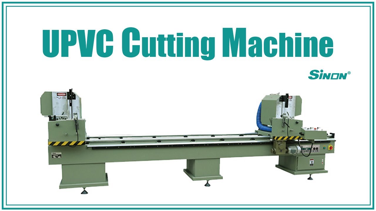Economical Type Double Head UPVC Profiles Cutting Machine for Window and Door Fabrication
