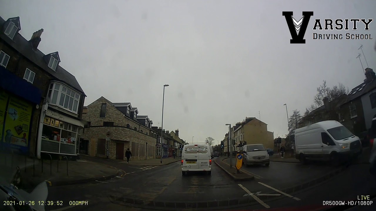 Cambridge Mitcham’s corner one-way system 2021