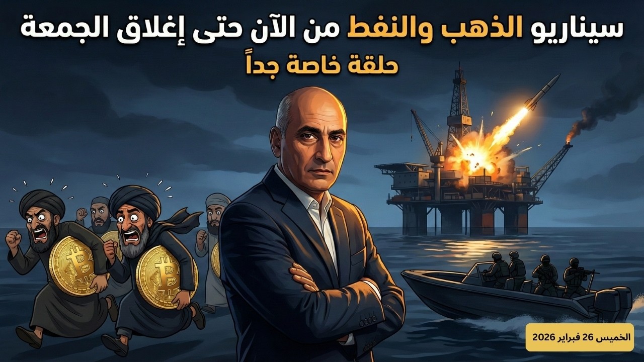 سيناريو الذهب والنفط من الآن حتى إغلاق الجمعة