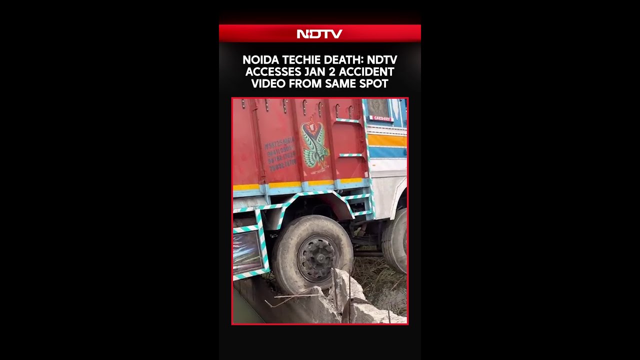 Noida News | Noida Techie Death: NDTV Accesses January 2 Accident Video from Same Spot