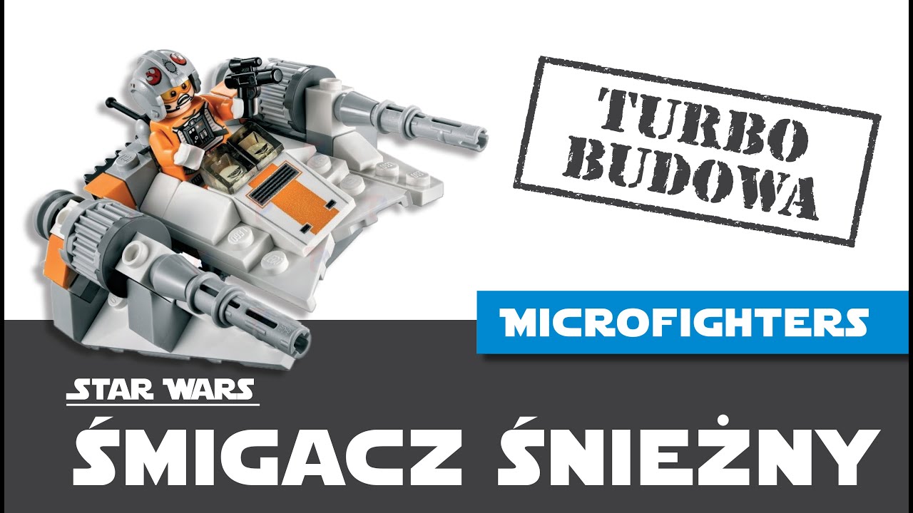 LEGO Star Wars Snowspeeder / Śmigacz śnieżny: TURBO budowanie (zestaw 75074)