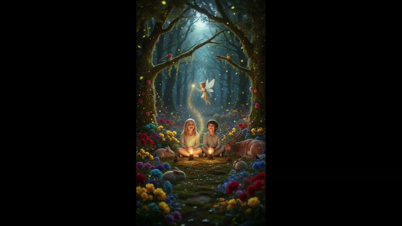 The Magical Forest at Night