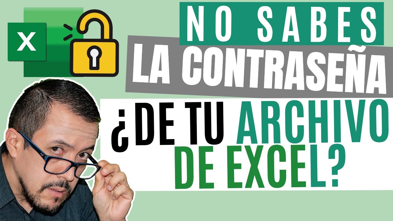 🧐 Como DESBLOQUEAR hojas de Excel si NO SABES la CONTRASE&Ntilde;A 👏