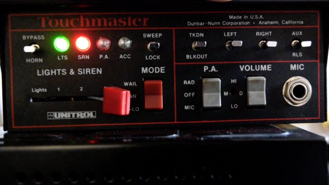 Dunbar-Nunn Touchmaster TM4 Siren Demo