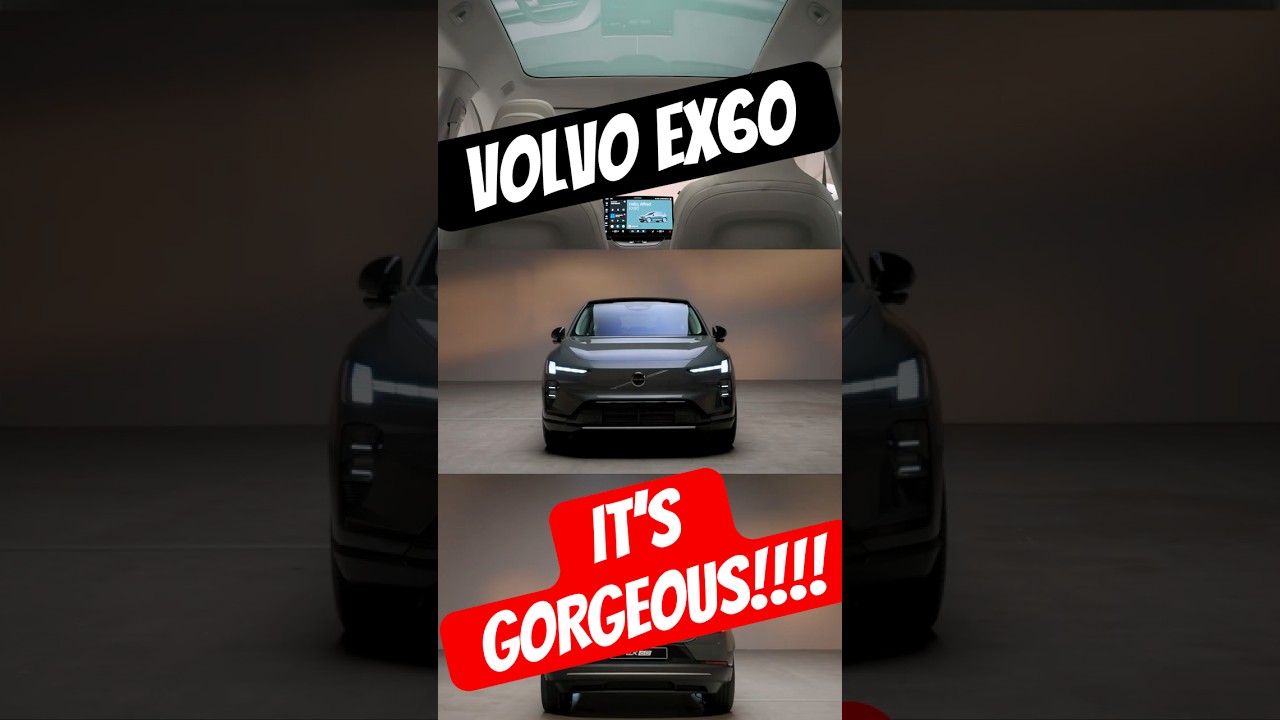 The Volvo EX60 is the PERFECT car for social anxiety… let me explain 