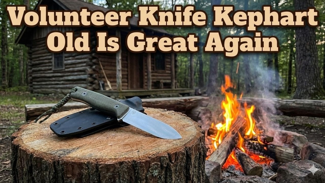 Небольшой мастер по изготовлению ножей на заказ, Кепхарт из компании Volunteer Knives!