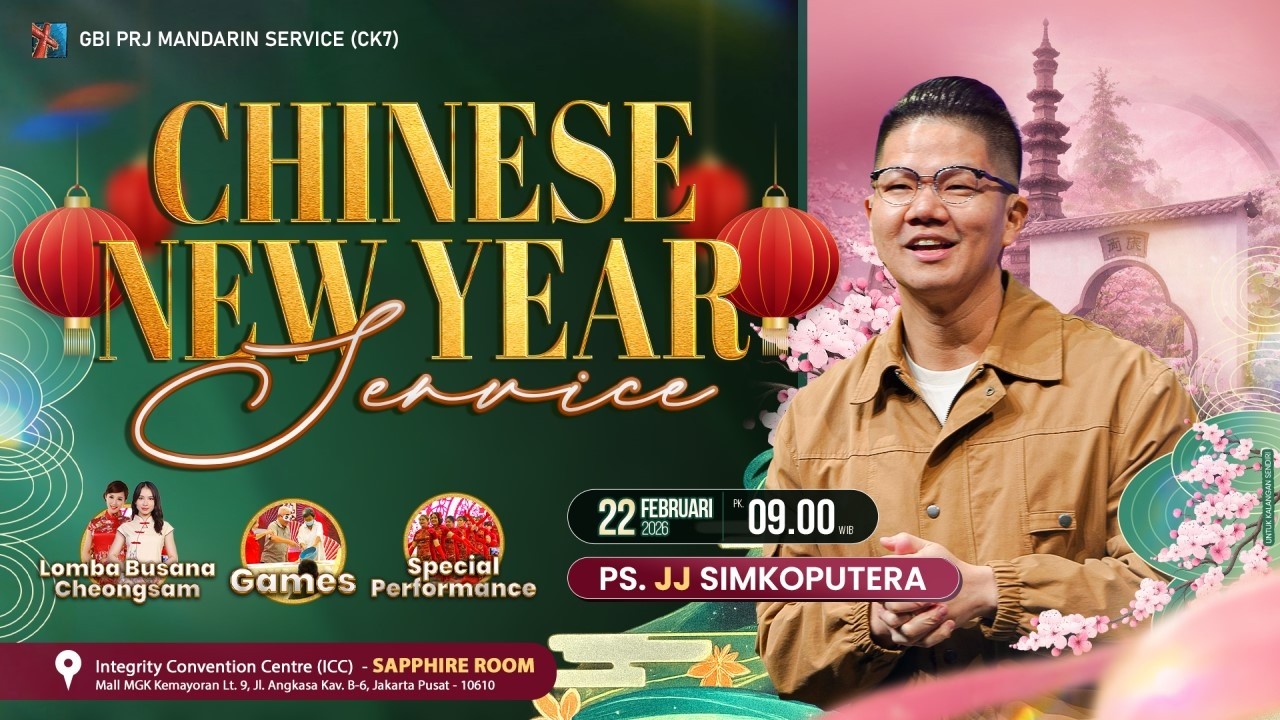 THE BLESSING - Ps. JJ Simkoputera - Onsite Mandarin 22 Februari ‘26