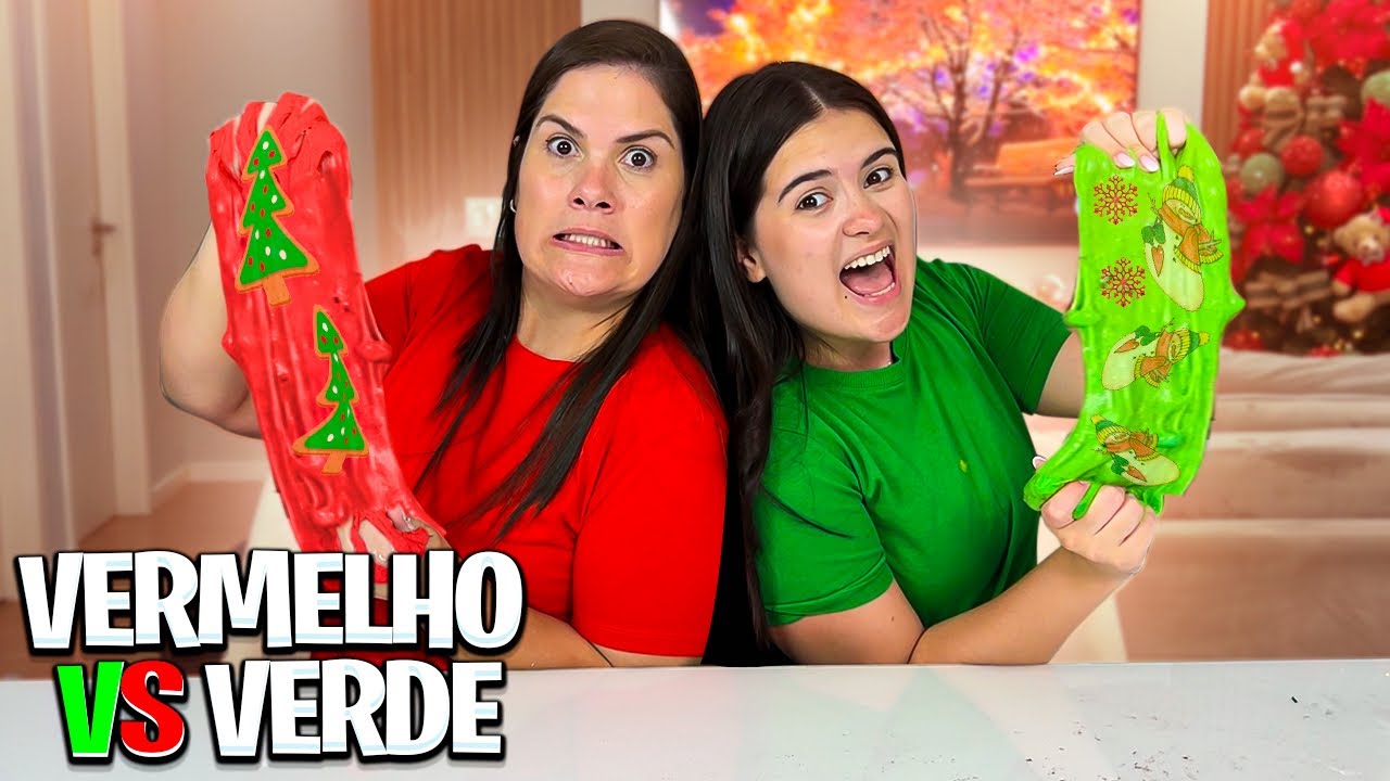 SLM SÓ COM INGREDIENTES VERMELHO E VERDE! Cor VS cor