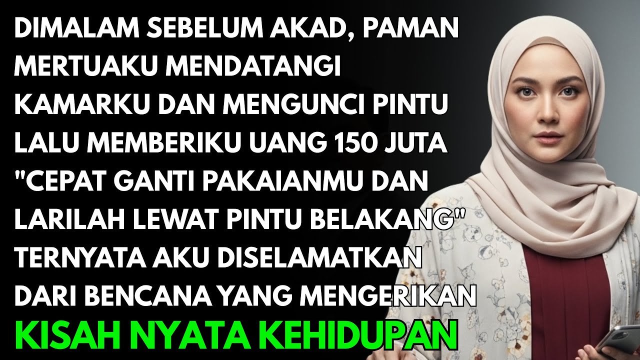 PAMAN MERTUA USIR AKU PAS MALAM PERTAMA, TAPI KASIH 150JT! AKU LANGSUNG LARI, TERNYATA SUAMI...