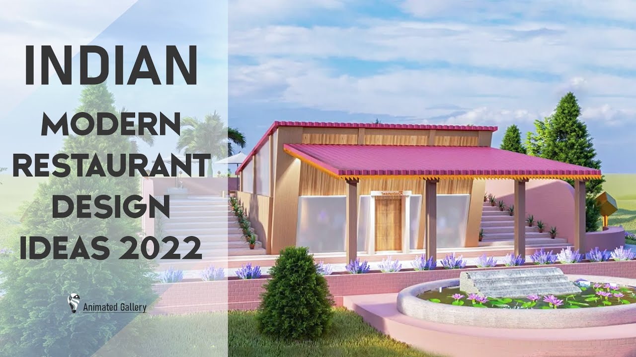 Stunning Simple Modern Restaurant Design in India // Outdoor Restaurant Design Ideas 2022
