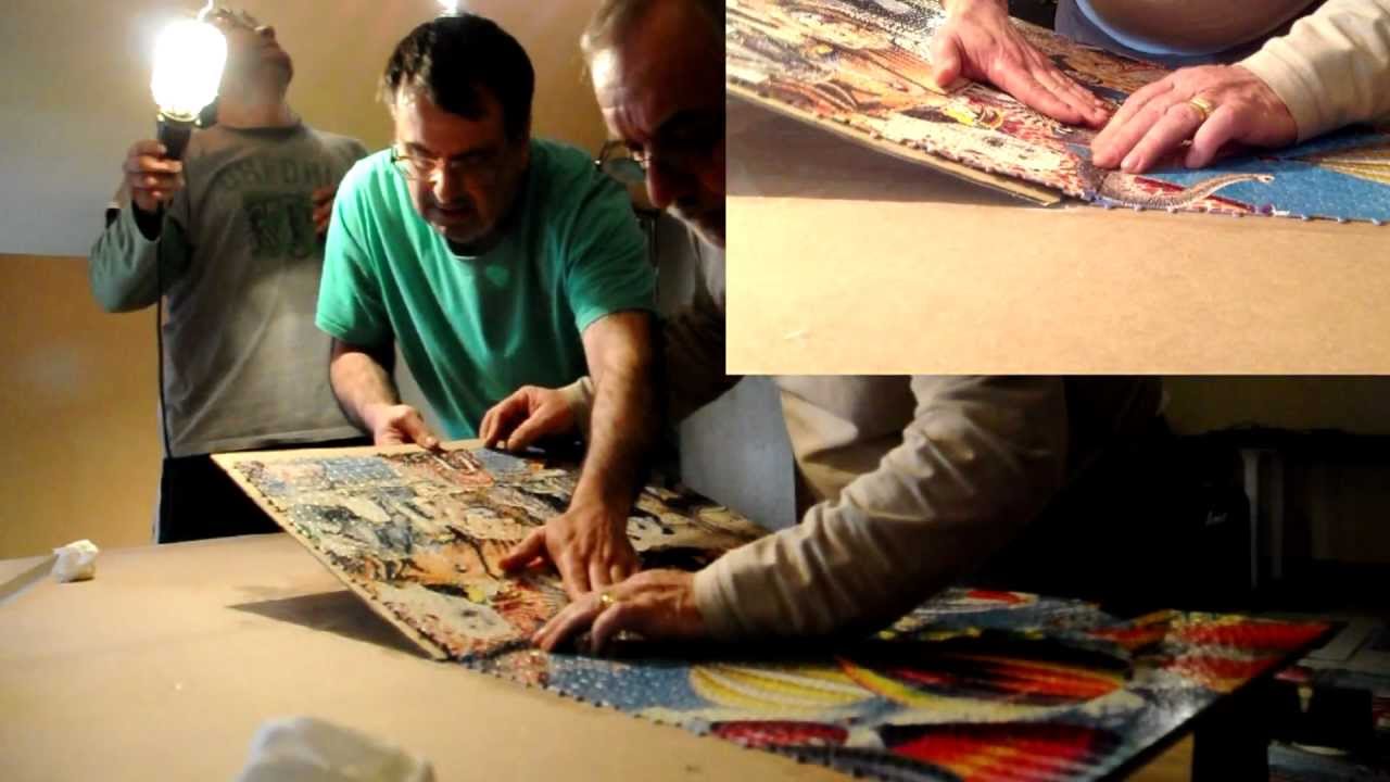 WORLD'S SECOND LARGEST JIGSAW PUZZLE | MOUNTING / MONTAJE | 24000 pieces / piezas | LIFE / VIDA |
