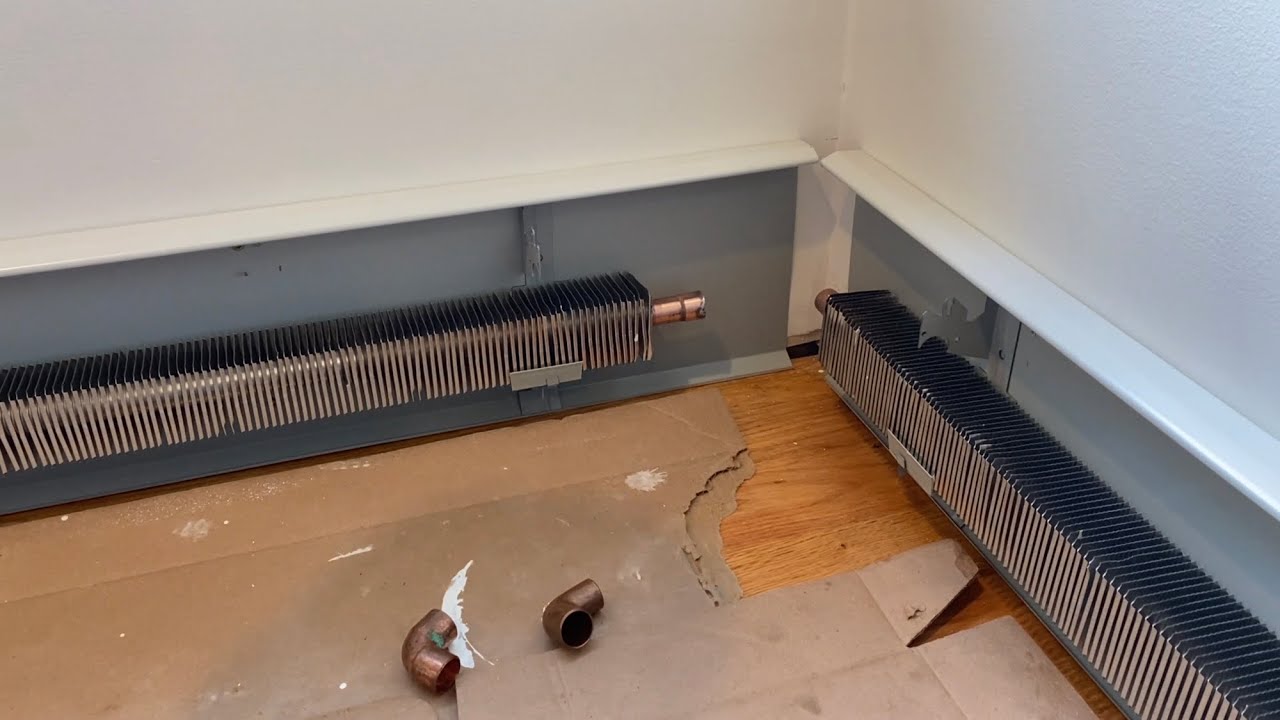Installing Hot Water Baseboards