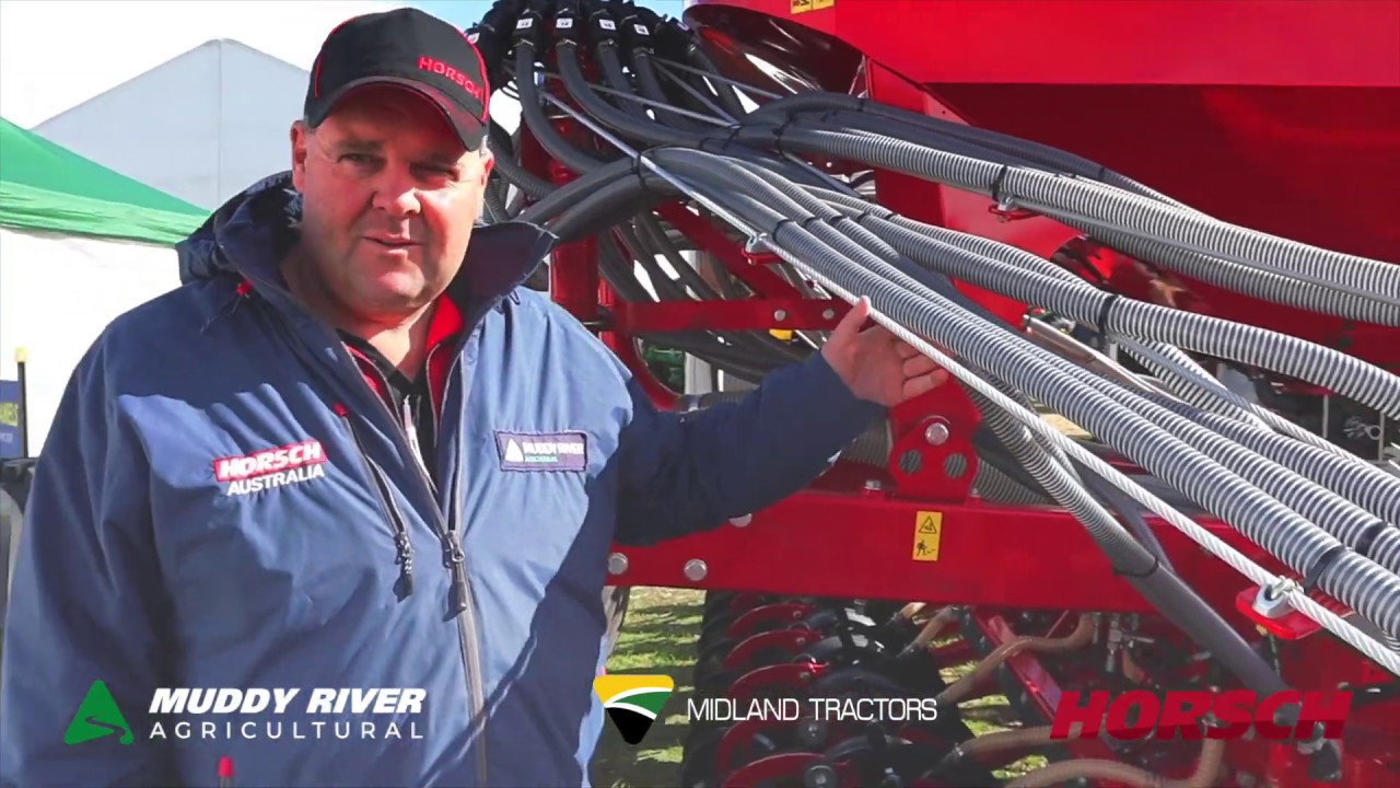 HORSCH Avatar 6.16 SD at AGFEST Tasmania with Midland Tractors