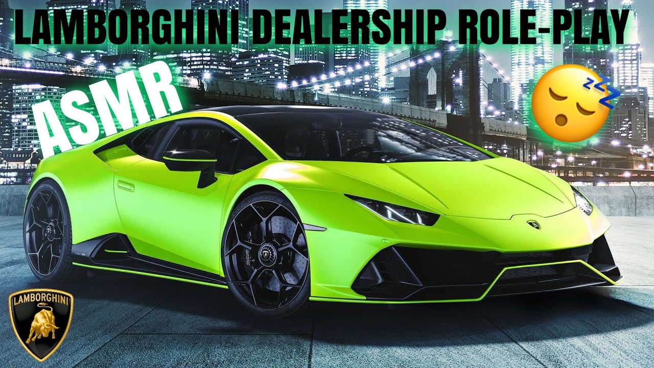 ASMR | Lamborghini Dealership ROLE-PLAY | Aventador SVJ + Huracan Evo | *super relaxing whispers*