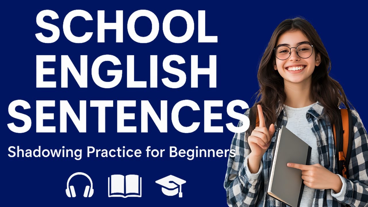 English for School & College Life | Shadowing Practice for Beginners