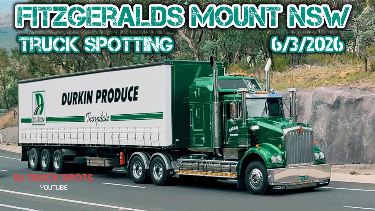 Truck Spotting Fitzgerald Mount NSW Australia #trucking #truckspotting 