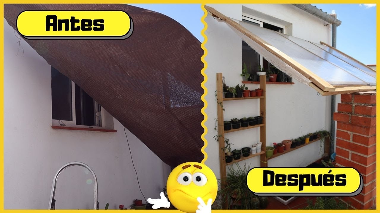 🛠 Construimos un techado para PROTEGER a las suculentas 🌵