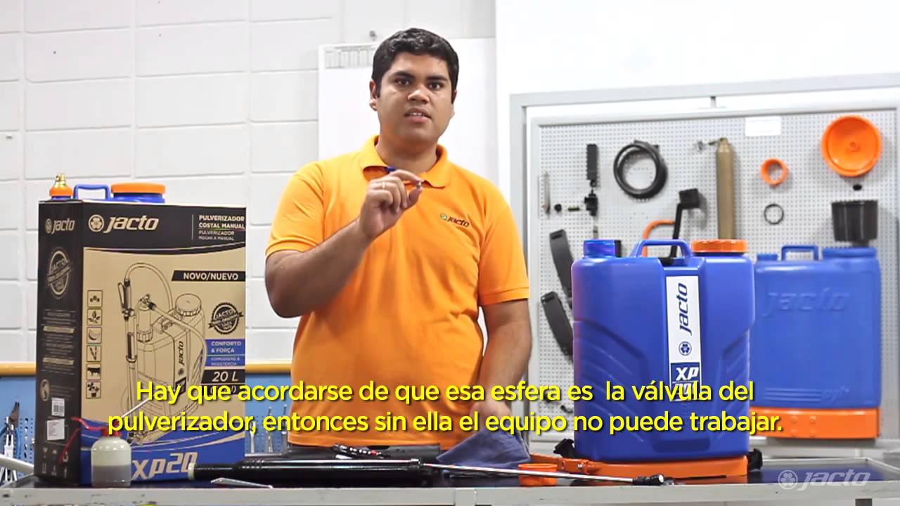 Jacto XP - Cómo hacer el mantenimiento de su pulverizador mochila