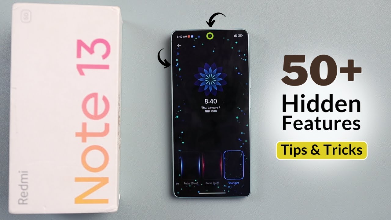 Redmi Note 13 Tips and Tricks || Redmi Note 13 Top 50+ Hidden Features