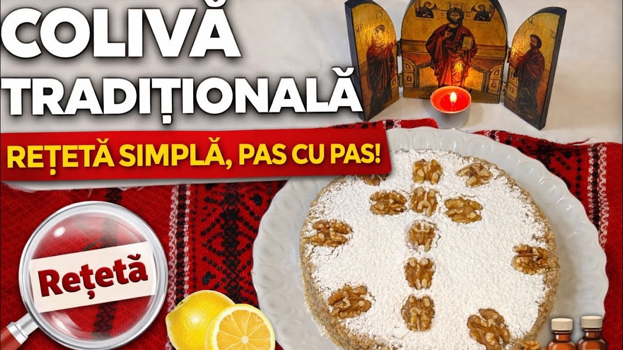 Cum se face coliva PERFECTĂ ✝️ Rețetă explicată pas cu pas