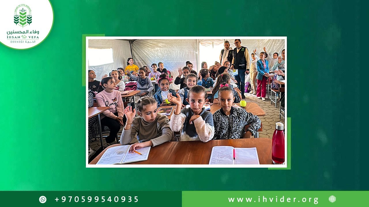 قناة الجزيرة في ضيافة مدرستَي وفاء المحسنين في غزة