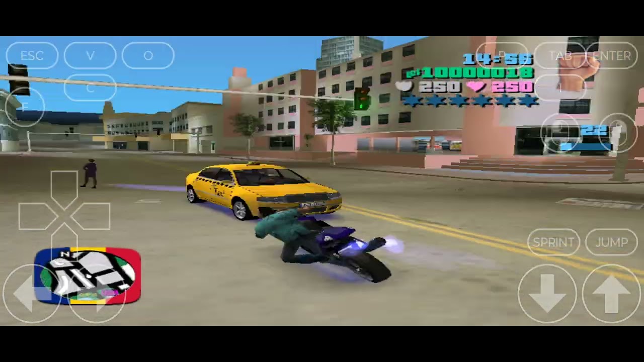 GTA Mamaia Vice City Underground pe Motorola G54 Android 14