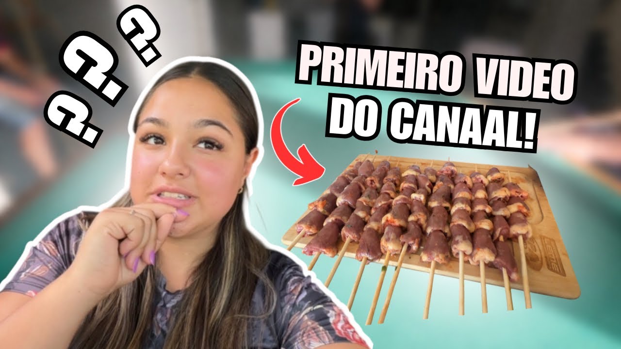 MUITO BEM VINDOS AO PRIMEIRO VÍDEO DO CANAL | vlog + churrasquinho 🤭🔥🙏🏼