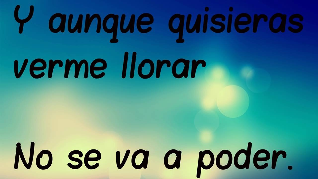 LETRA - Carlos Baute - Amor & Dolor ft Alexis y Fido 