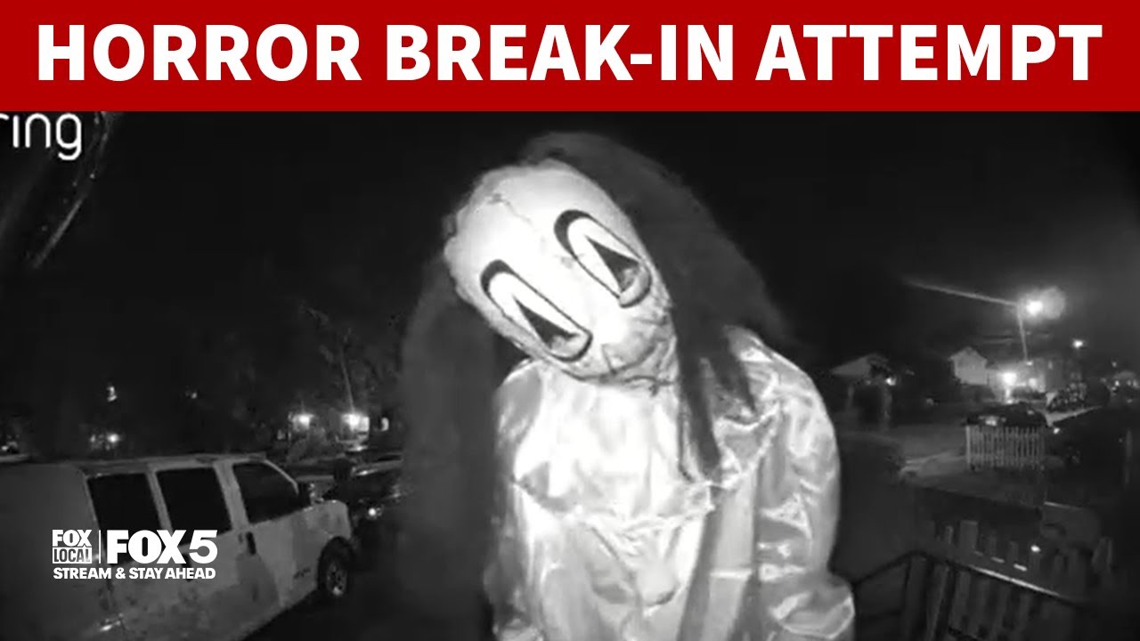 SCARY trio in Halloween costumes attempts home break-in