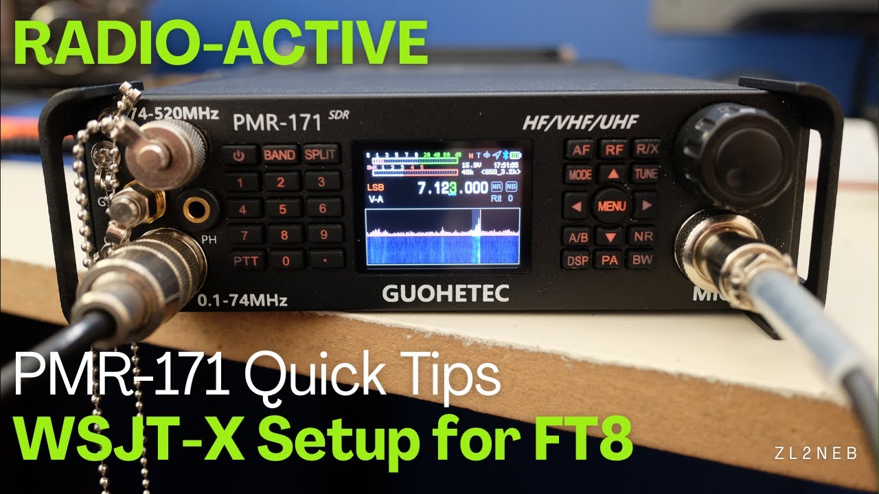 Краткие советы по PMR-171, настройка WSJT-X для FT8.